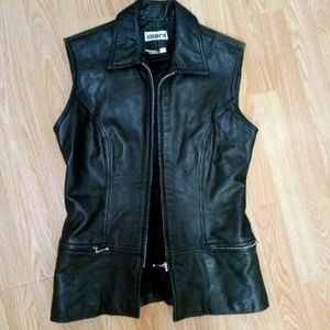 Fitted Leather Vest